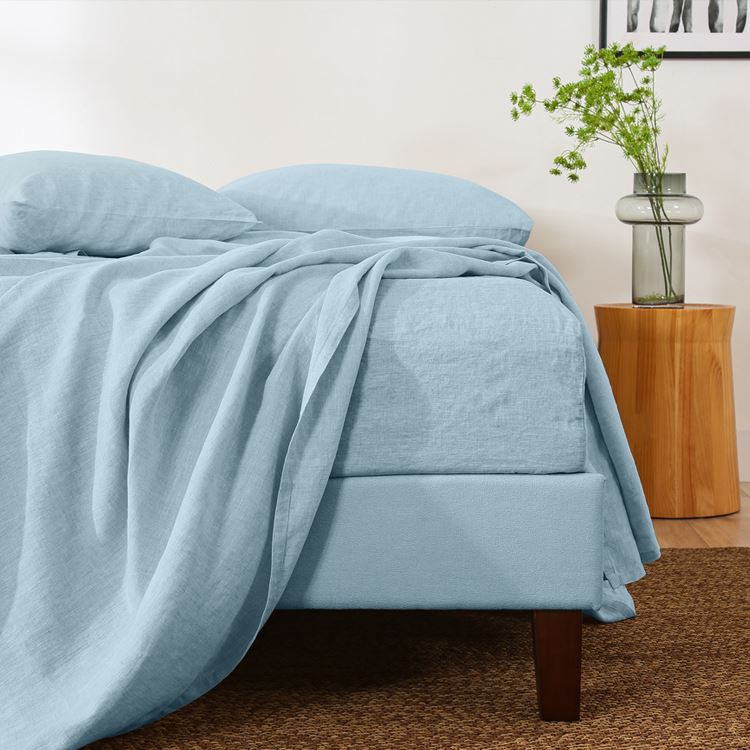Biancheria da letto di lino di lino francese