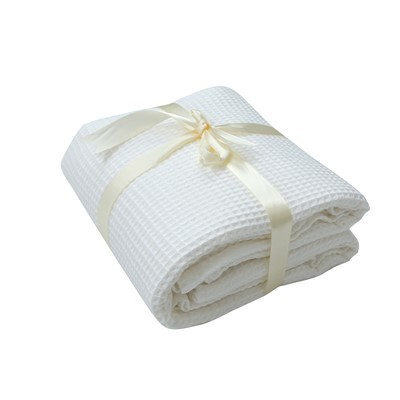 Coperta di lancio bianco